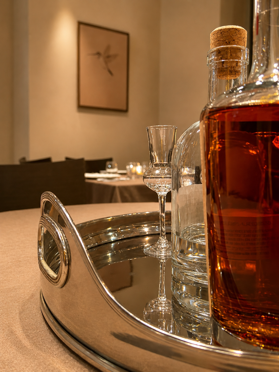 Traditional mountain dining interior at Diava Restaurant